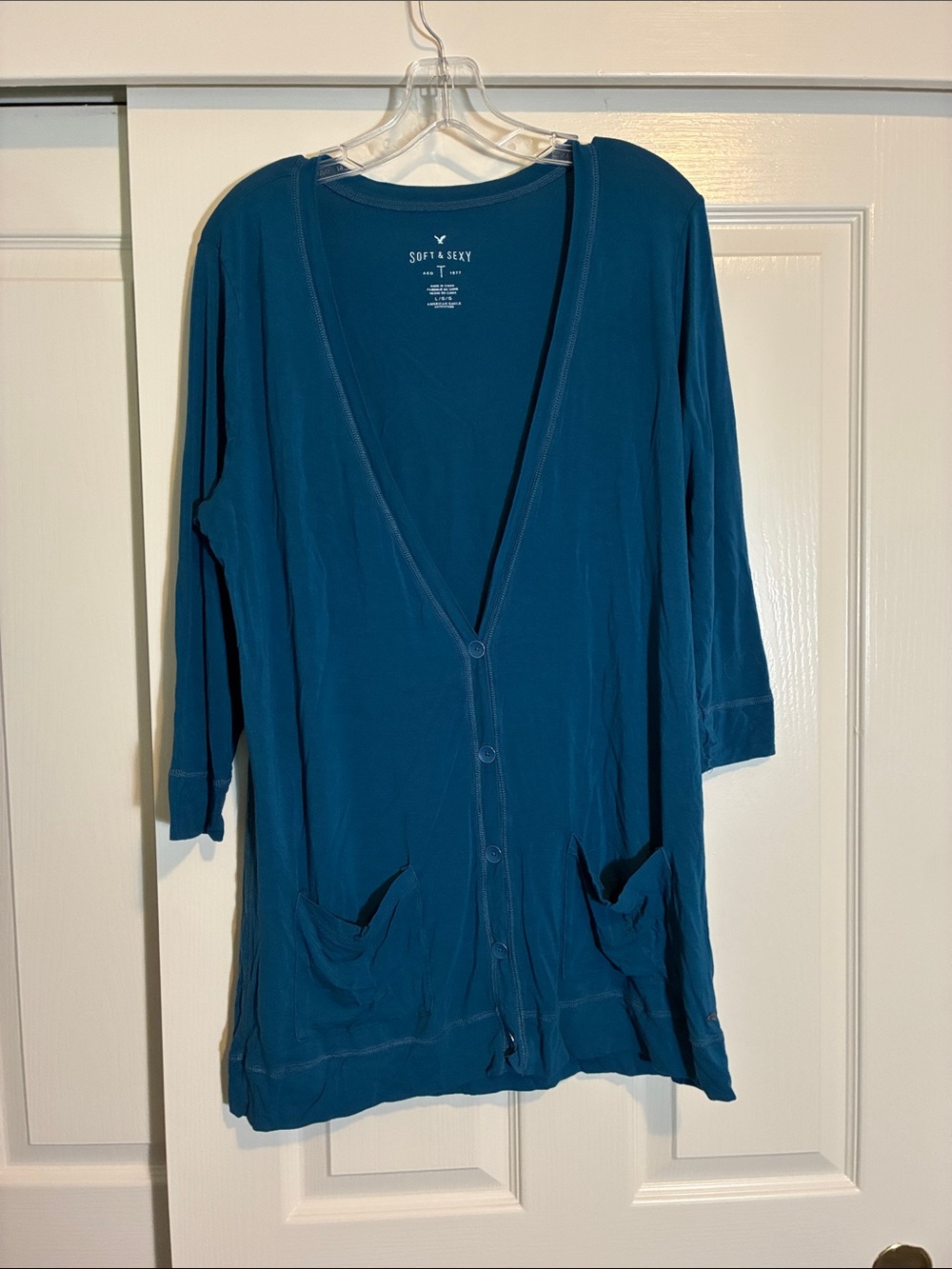 American Eagle Outfitters Soft & Sexy Blue T-Shirt